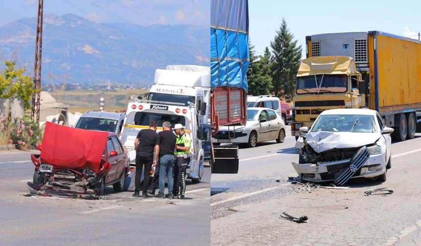 Kahramanmaraş’ta Aynı Yolda İki Trafik Kazası: 2 Yaralı