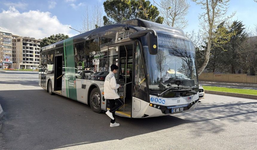 Kahramanmaraş'ta bayramda 18 bin 900 yolculuk yaptı