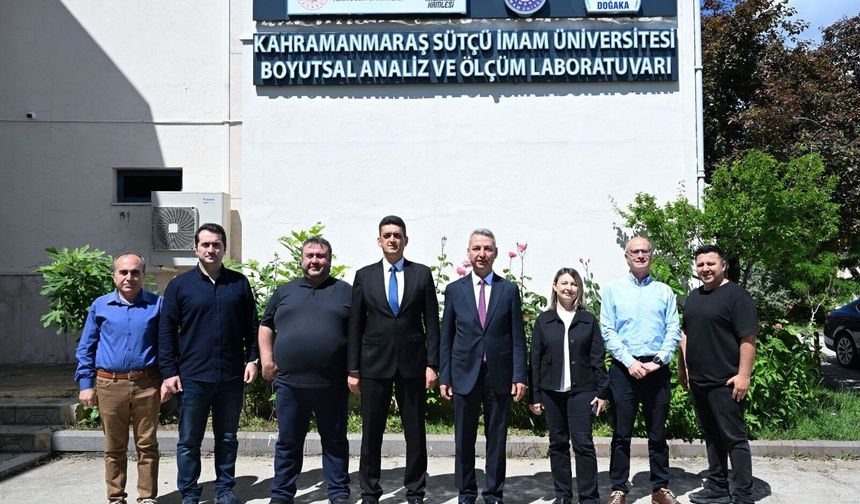 Kahramanmaraş’ta Boyutsal Analiz ve Ölçüm Laboratuvarı Hizmete Açıldı