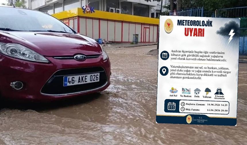 Kahramanmaraş'ta dışarı çıkacaklar dikkat: Sağanak yağış geliyor