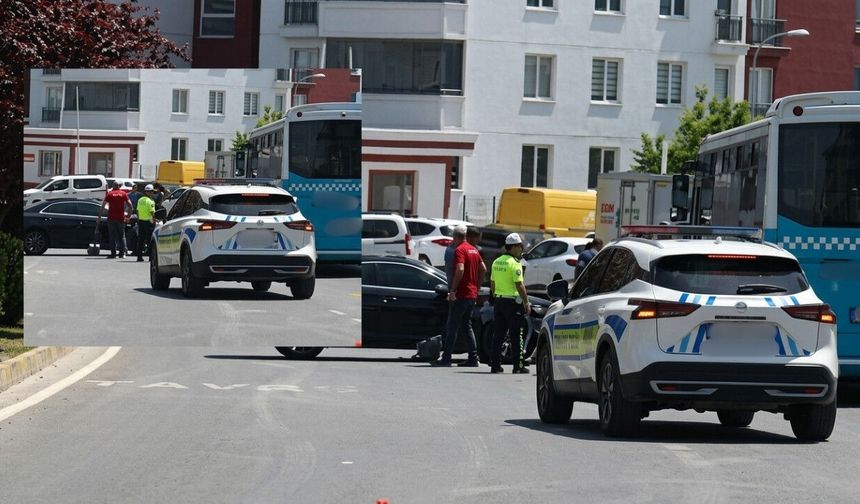 Kahramanmaraş'ta Halk Otobüsü ile Otomobil Çarpıştı