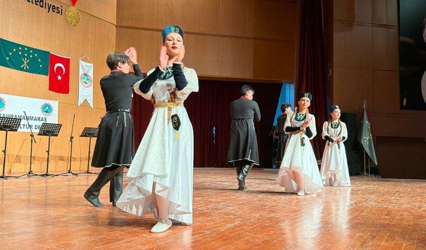 Kahramanmaraş'ta Kafkas kültür şöleni yaşandı