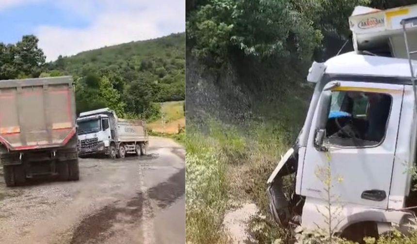 Kahramanmaraş’ta Kamyonlar Kafa Kafaya Çarpıştı: 2 Yaralı
