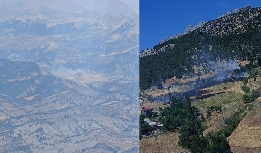 Kahramanmaraş’ta Orman ve Ziraat Arazisi Aynı Gün Yandı