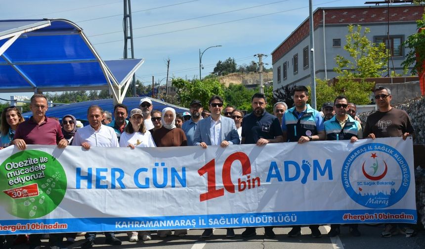 Kahramanmaraş'ta sağlıklı yaşam için pedal çevirdiler