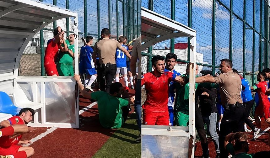 Kahramanmaraş'ta Şampiyonluk Maçı Sonrası Kavga Çıktı