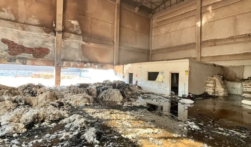 Kahramanmaraş’ta Tekstil Fabrikasında Yangın Çıktı