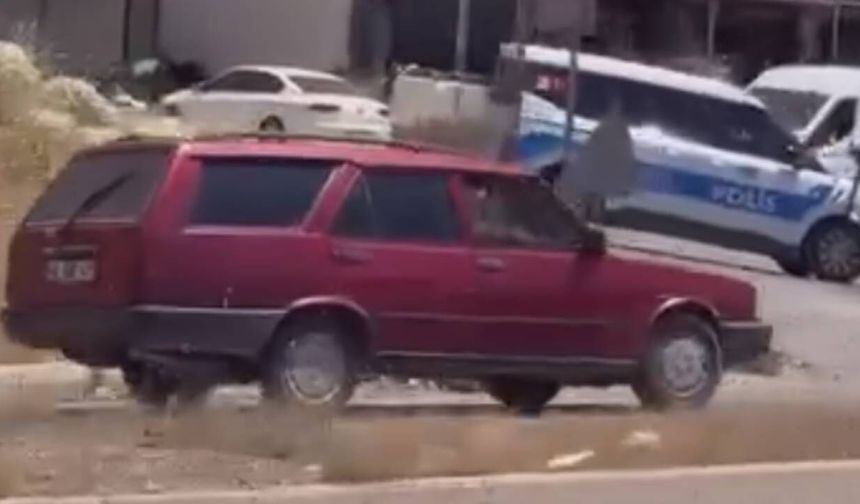Kahramanmaraş'ta ters yönde giden araç kazaya davetiye çıkardı