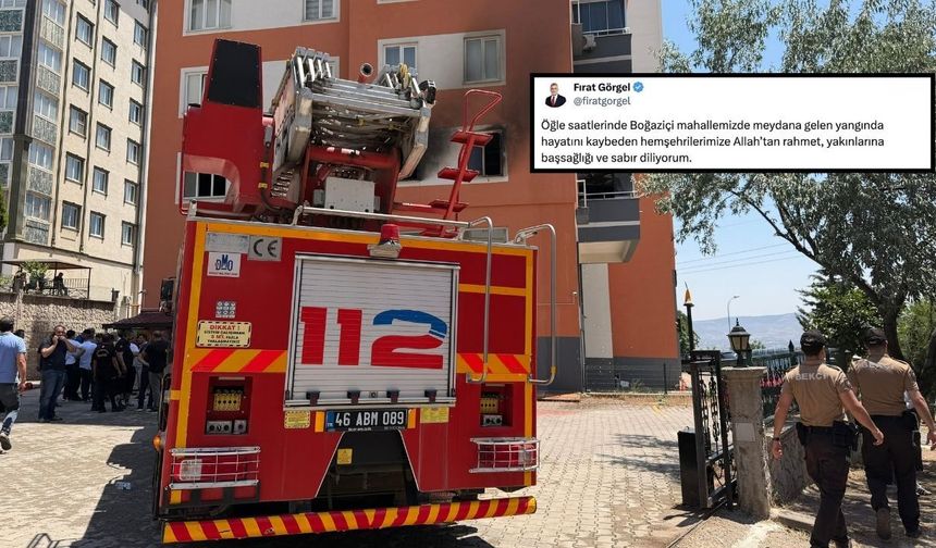 Kahramanmaraş’ta Yangın Faciası: Başkan Görgel’den Açıklama