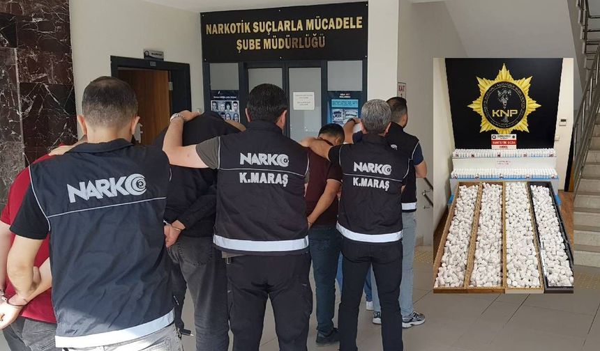 Kahramanmaraş'ta 211 bin sentetik hap yakalandı