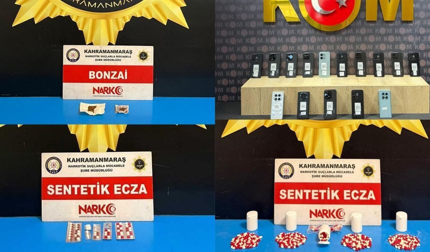 Kahramanmaraş’ta Zehir Tacirlerine Operasyon: Sentetik Madde Yakalandı