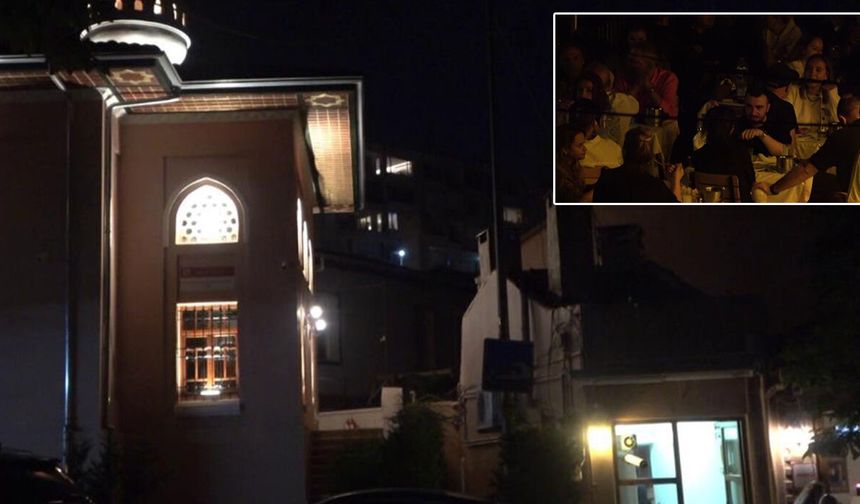 Kandilli Camii’nin yanındaki alkollü mekan tepki üstüne tepki