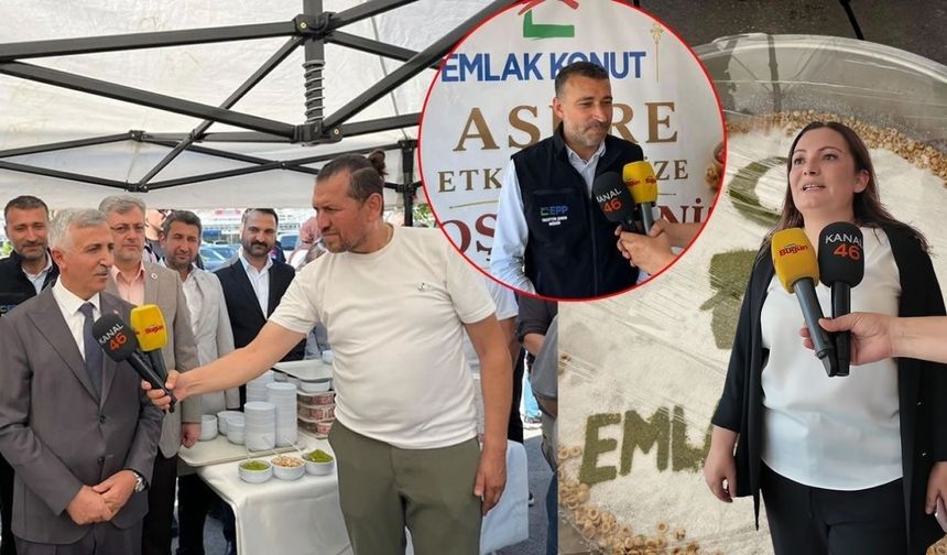 Kahramanmaraş'ta Emlak Konut ve Jeoloji Mühendisleri Odası'ndan Aşure Programı