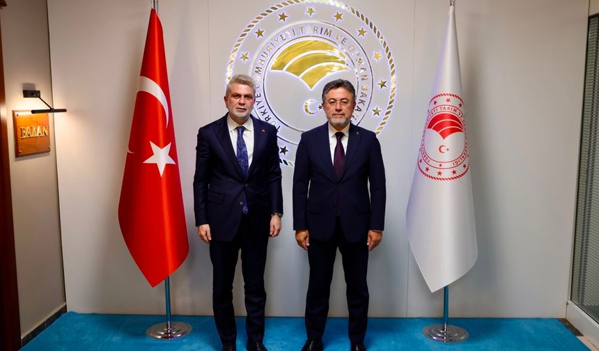 Başkan Görgel, Tarım ve Orman Bakanı Yumaklı'ya Kahramanmaraş'ın Taleplerini İletti