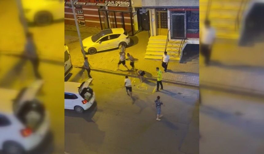 Çıkan kavgada kılıçlar çekildi