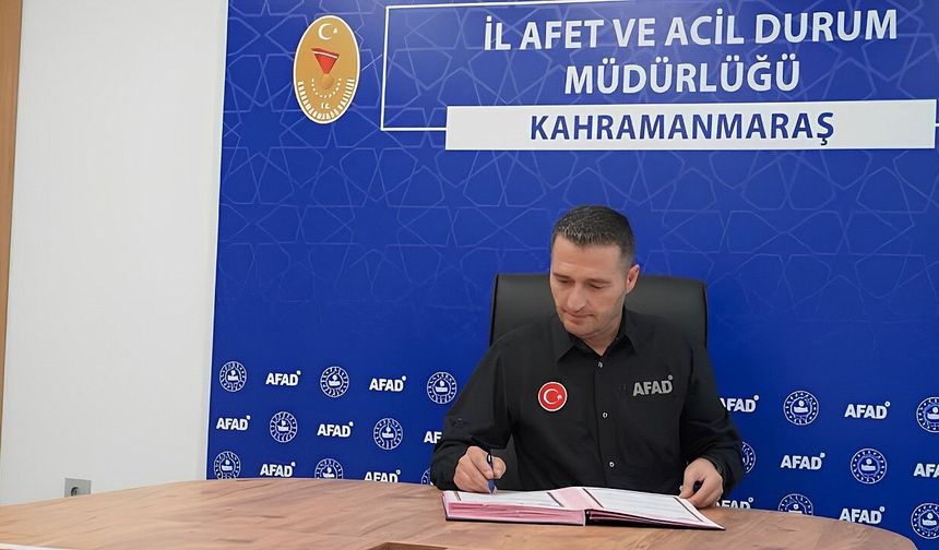 Kahramanmaraş AFAD'ın yeni müdürü belli oldu!