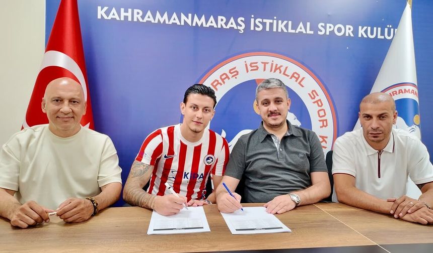 Kahramanmaraş İstiklalspor’un yeni savunmacısı Berk Taşkın oldu