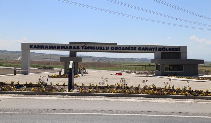 Kahramanmaraş'a Yeni Fabrikalar Geliyor! Tomsuklu OSB'de Tahsis Süreci Başlıyor
