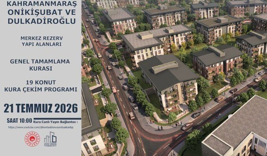 Kahramanmaraş'ta 19 Deprem Konutu İçin Noter Huzurunda Kura Çekilecek