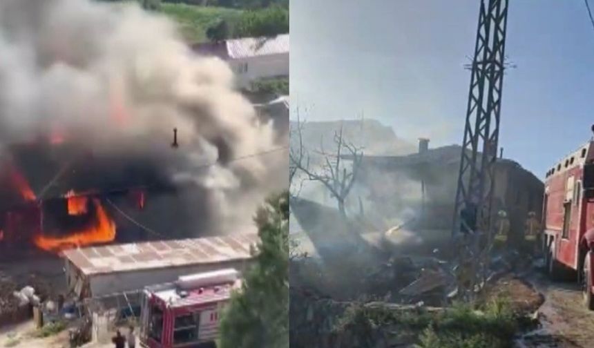 Kahramanmaraş'ta Alevler Evi Sardı!