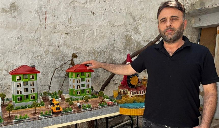 Kahramanmaraş’ta deprem maketi! Bakan Kurum’a hediye edecek