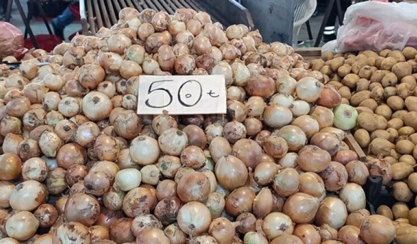 Kahramanmaraş'ta Soğanın Kilosu 50 TL Oldu! Vatandaş İsyan Ediyor
