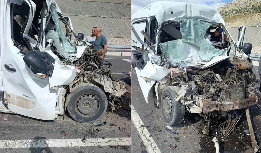 Kahramanmaraş'ta yürekleri ağza getiren kaza! 1 kişi araçta sıkıştı