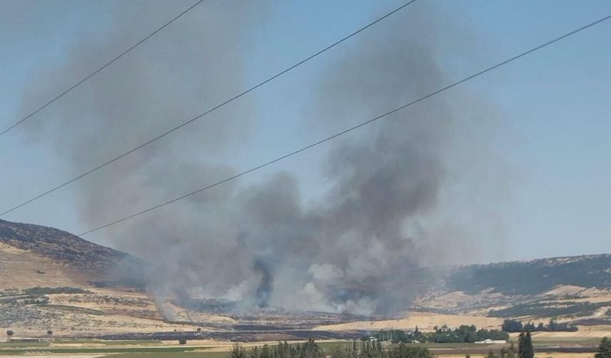 Kahramanmaraş'ta Yürekleri Ağza Getiren Yangın! Ekipler Zamana Karşı Yarıştı