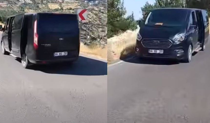 Kahramanmaraş'ta akılları karıştıran yol! Araçlar kendi kendine yokuş çıkıyor