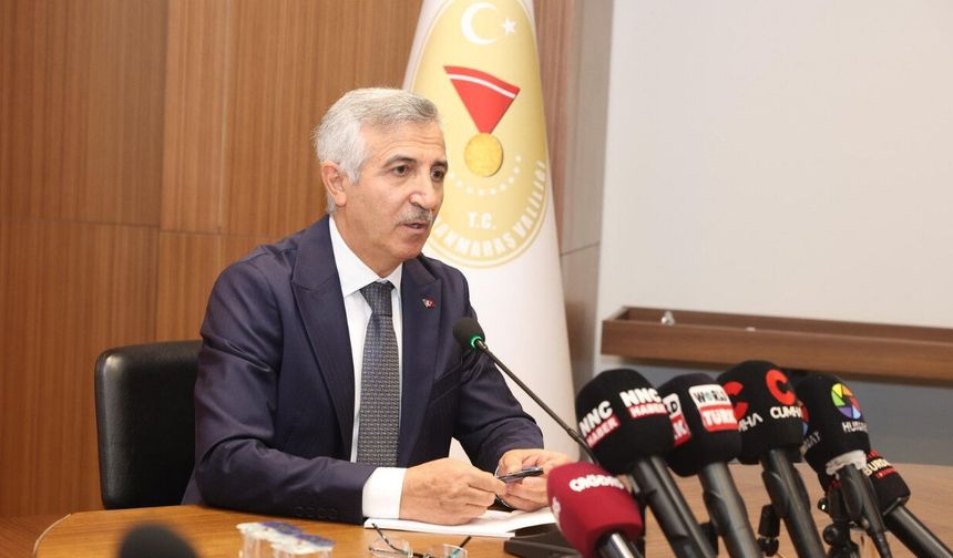 Vali Ünlüer Kahramanmaraş'ta son durumu açıkladı