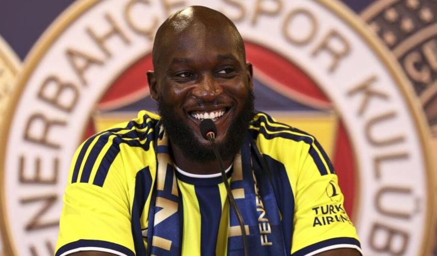 Fenerbahçe’nin yeni yıldızı Lukaku’dan sakatlık açıklaması