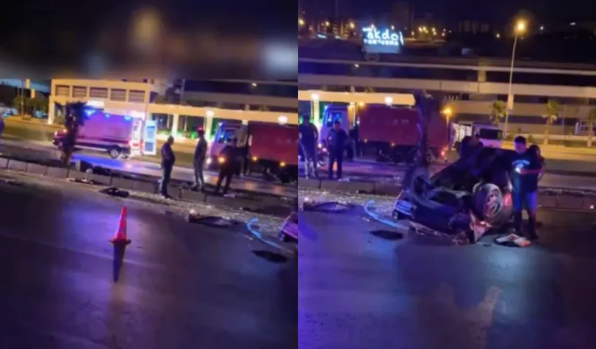 Kahramanmaraş Batı Çevre Yolu’nda 112 ekibine araç çarptı