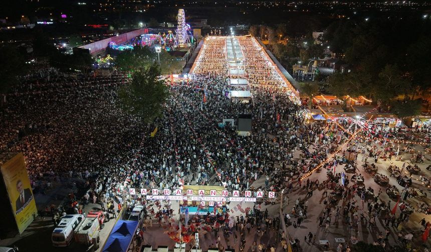Kahramanmaraş Geleneksel Ağustos Fuarı 15 günde 1 milyonu aştı!