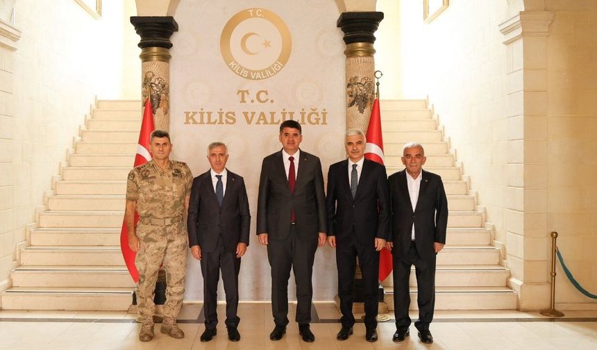 Kahramanmaraş heyeti Kilis Valiliği'nde