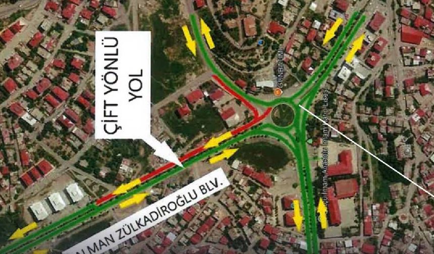 Kahramanmaraşlılar dikkat! O yol 10 gün trafiğe kapalı