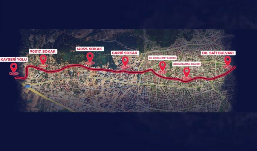 Kahramanmaraş'ta 10 kilometrelik yeni ulaşım yolu!