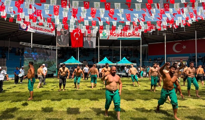 Kahramanmaraş'ta 48. Eshab-ı Kehf Karakucak Güreşleri yapıldı
