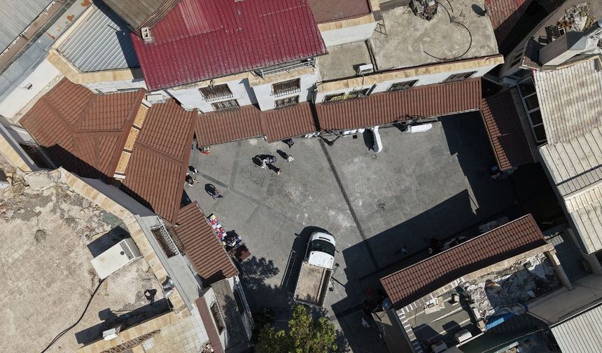 Kahramanmaraş'ta 500 yıllık çarşısı yenilendi