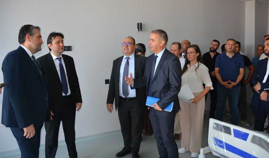 Kahramanmaraş'ta 750 yataklı hastanede inceleme