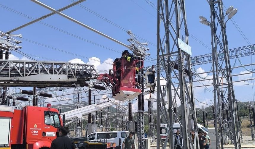 Kahramanmaraş’ta elektrik akımına kapılan işçi hayatını kaybetti