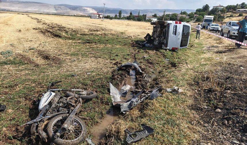 Kahramanmaraş'ta motosiklet kazası: 1 ölü
