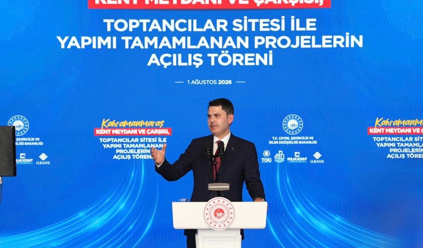 Murat Kurum'dan Kahramanmaraş'a 4 Bin 500 Sosyal Konut Müjdesi