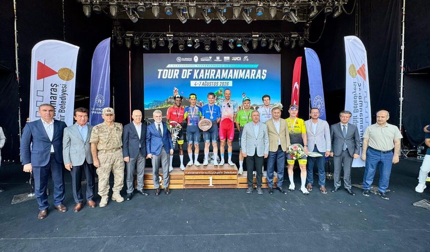 Uluslararası Kahramanmaraş Bisiklet Yarışı coşkulu finalle tamamlandı