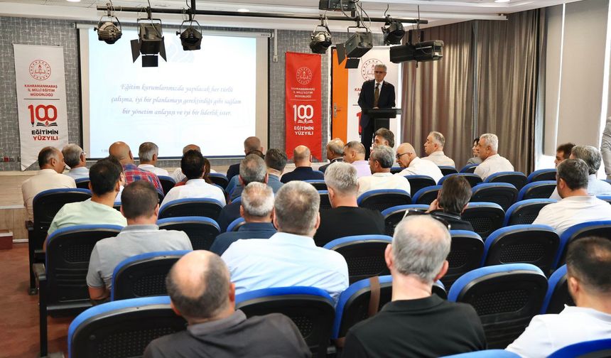 Kahramanmaraş'ta yönetici yetiştirme semineri başladı