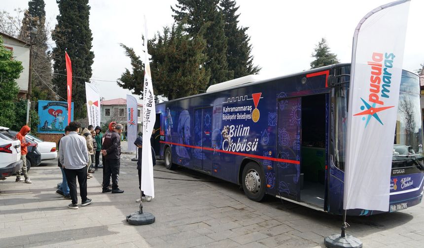 Bilim Otobüsü Kahramanmaraş'ın dört bir yanına bilim taşıyacak