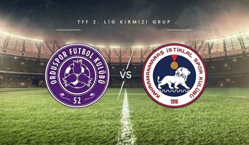 52 Orduspor - İstiklalspor maçı saat kaçta, hangi kanalda?