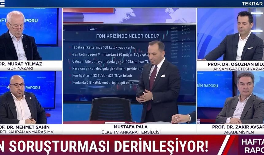 Kahramanmaraş Milletvekili Mehmet Şahin’den fon soruşturması açıklaması