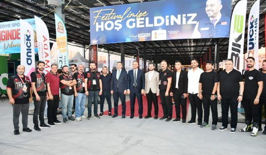 Kahramanmaraş Motofest’e 81 ilden motosiklet tutkunu geldi