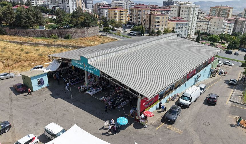 Kahramanmaraş Sosyete Pazarı yeni yerinde hizmet vermeye başladı