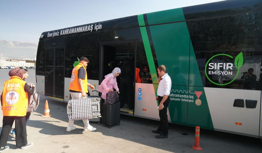 Kahramanmaraş’a Gelen Üniversitelilere Ücretsiz Ulaşım ve Kahramankart Desteği